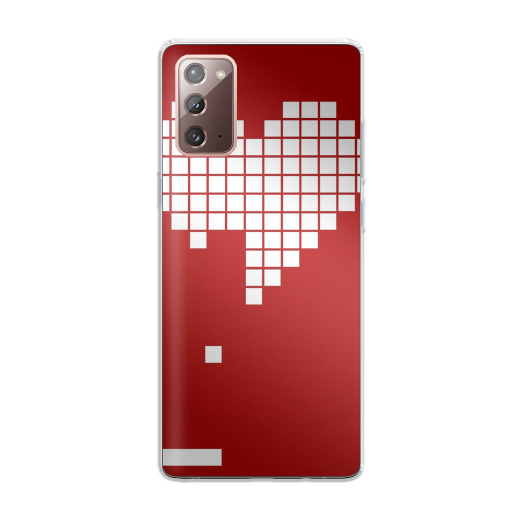 Tetris Heart Galaxy Note 20 Case