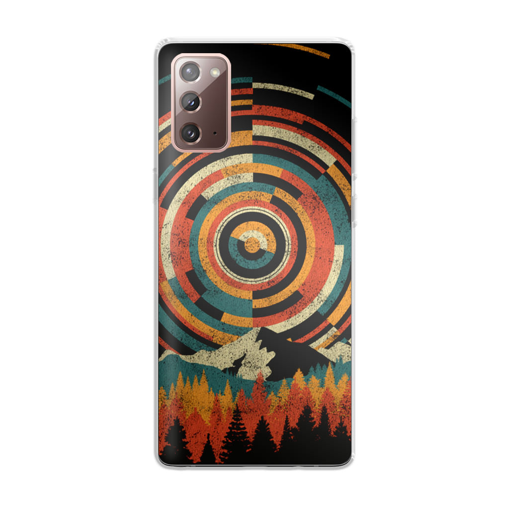 The Geometry Of Sunrise Galaxy Note 20 Case