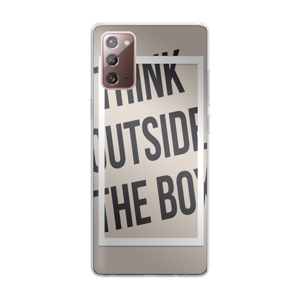 Think Outside The Box Galaxy Note 20 Case