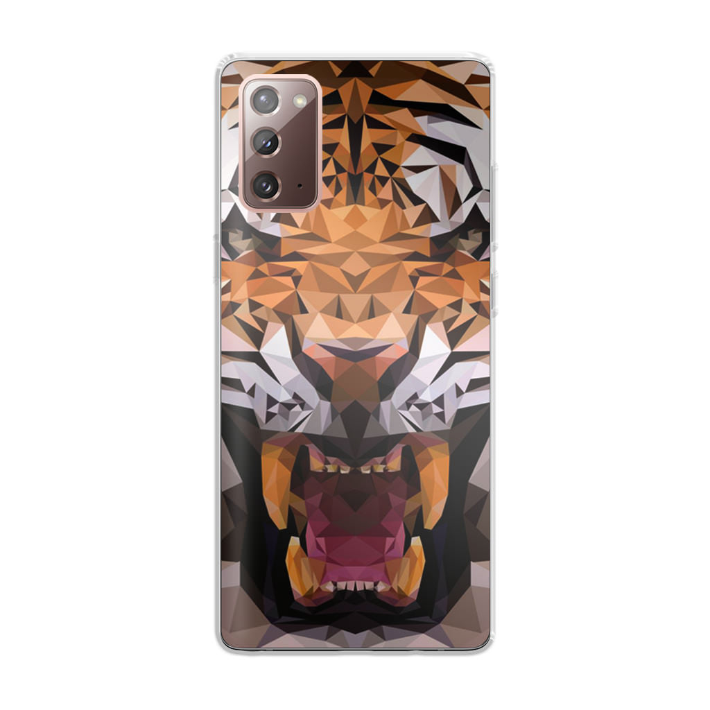 Tiger Polygon Galaxy Note 20 Case