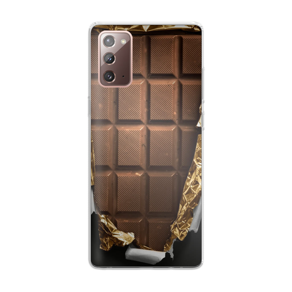 Unwrapped Chocolate Bar Galaxy Note 20 Case