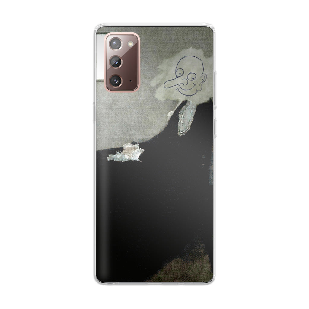 Whistler's Mother by Mr. Bean Galaxy Note 20 Case