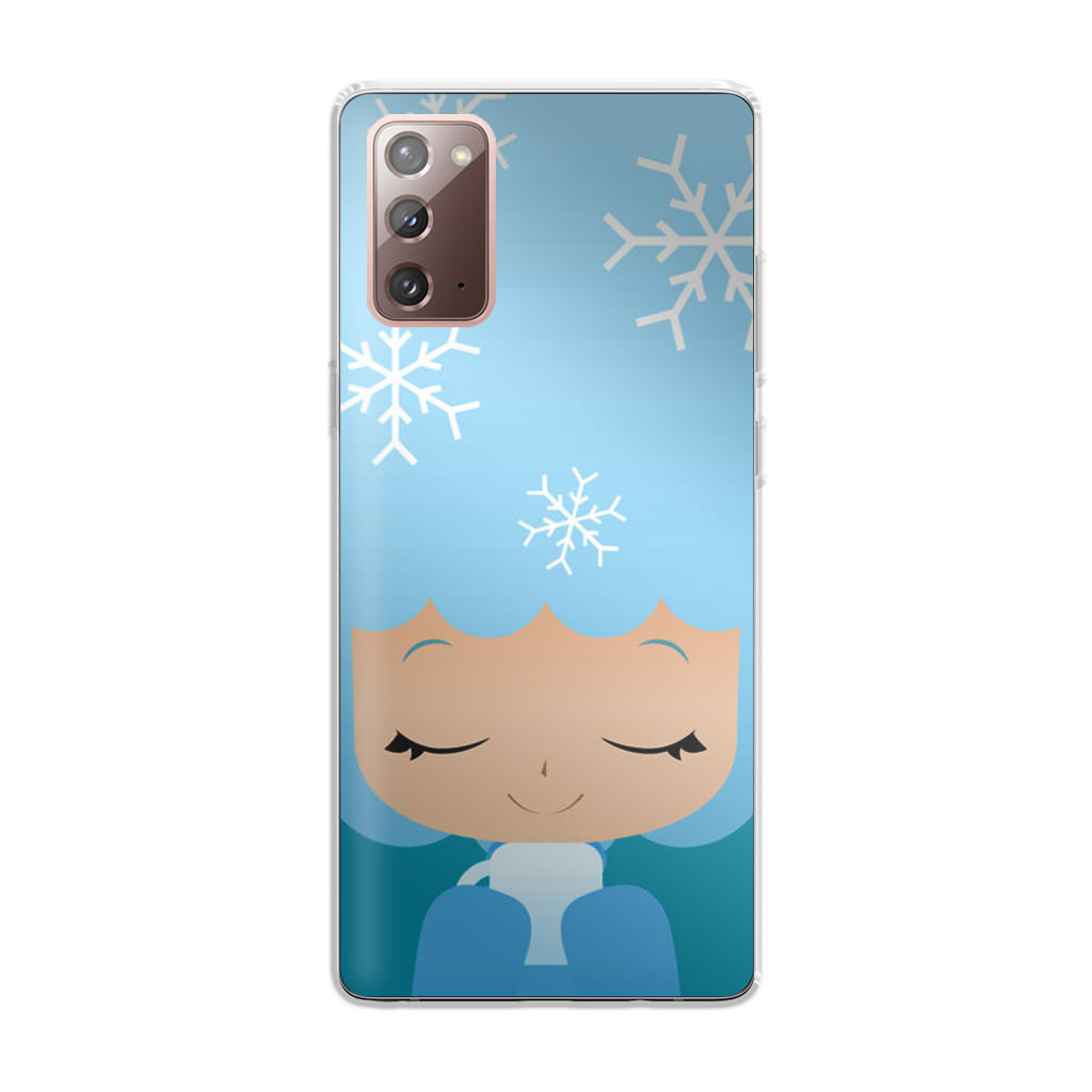 Winter Afro Girl Galaxy Note 20 Case