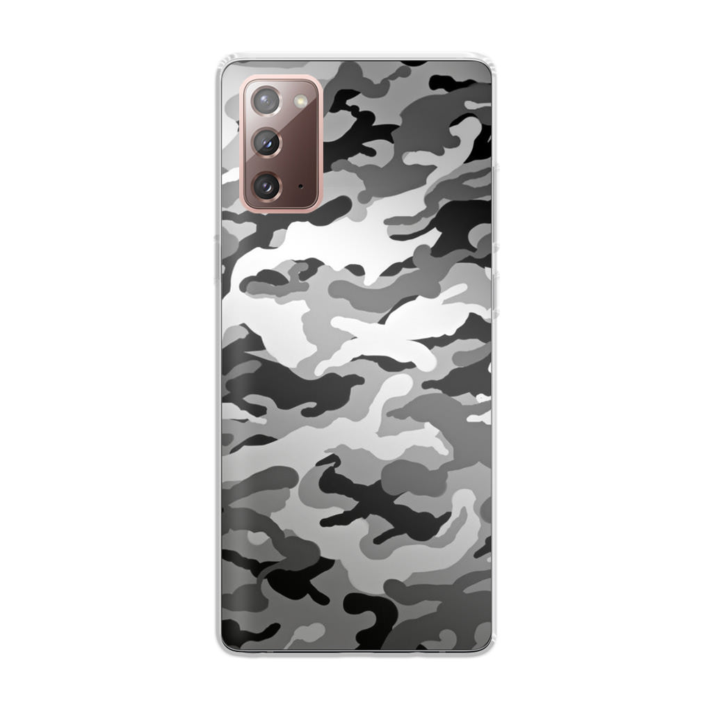 Winter Army Camo Galaxy Note 20 Case