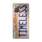 Back to the Future License Plate Timeless Galaxy Note 20 Case