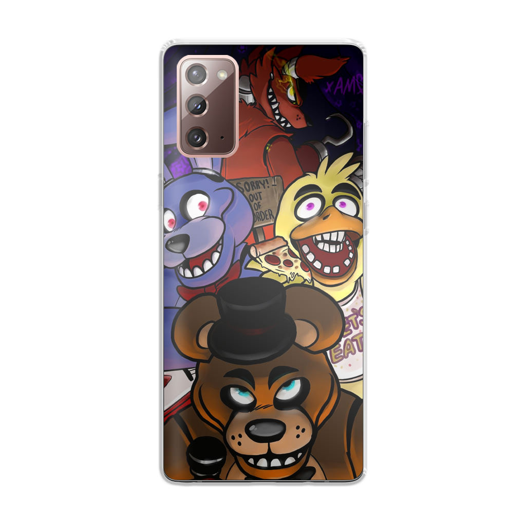 Five Nights at Freddy's Characters Galaxy Note 20 Case