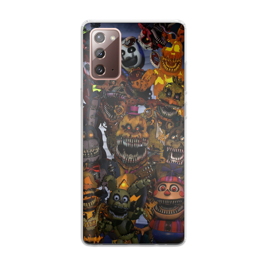 Five Nights at Freddy's Scary Characters Galaxy Note 20 Case