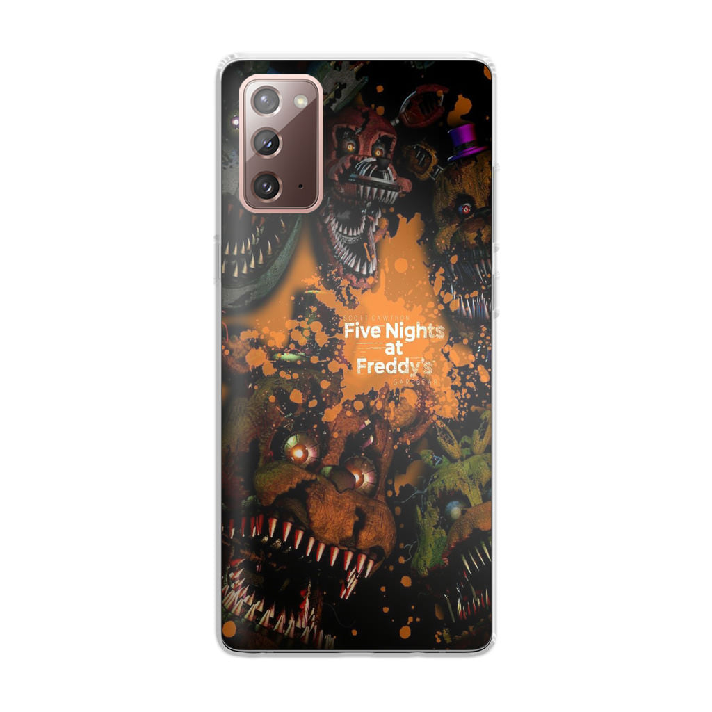 Five Nights at Freddy's Scary Galaxy Note 20 Case