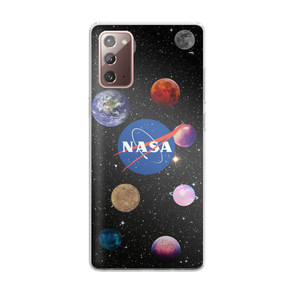 NASA Planets Galaxy Note 20 Case