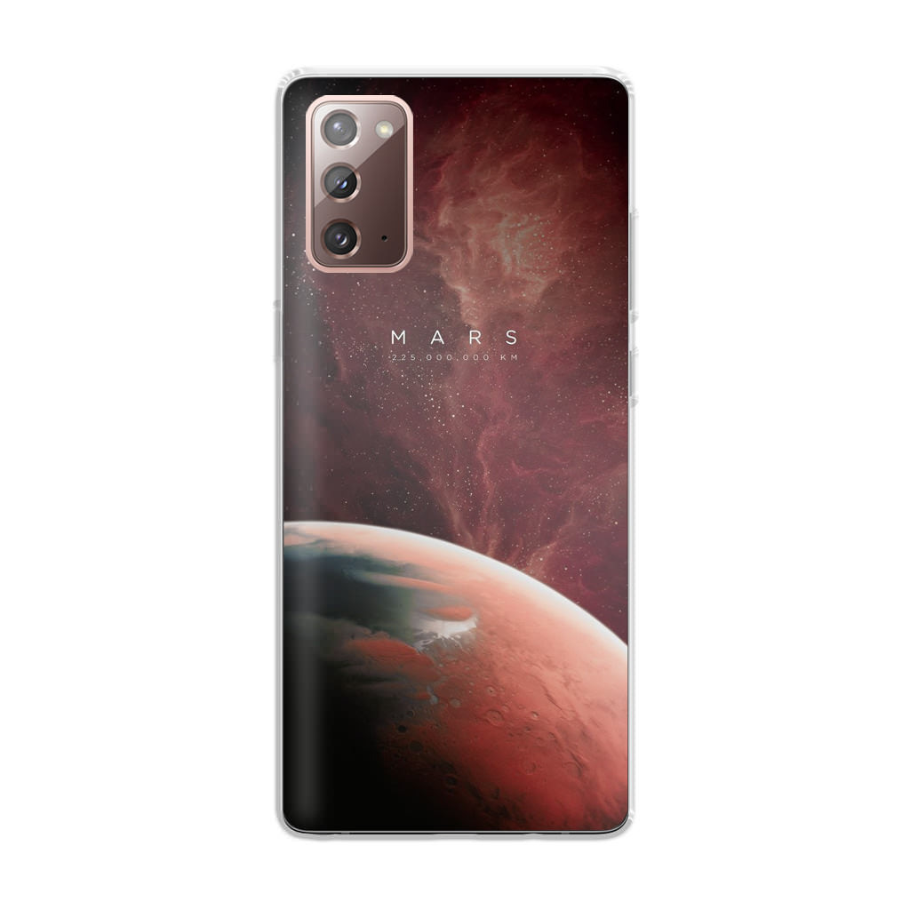 Planet Mars Galaxy Note 20 Case