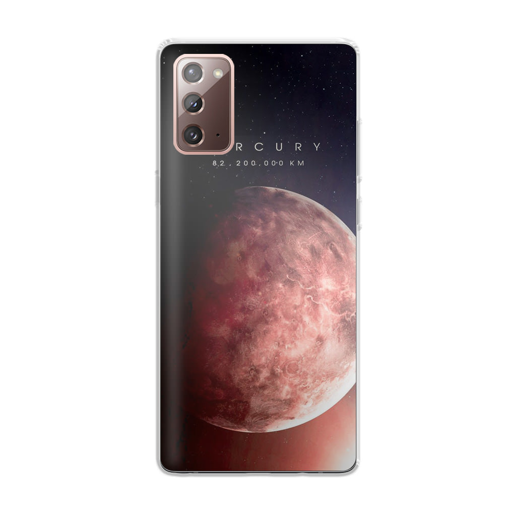 Planet Mercury Galaxy Note 20 Case