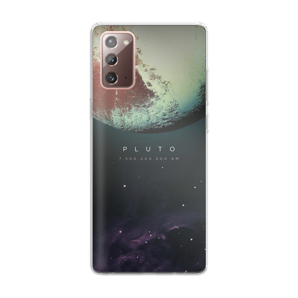 Planet Pluto Galaxy Note 20 Case