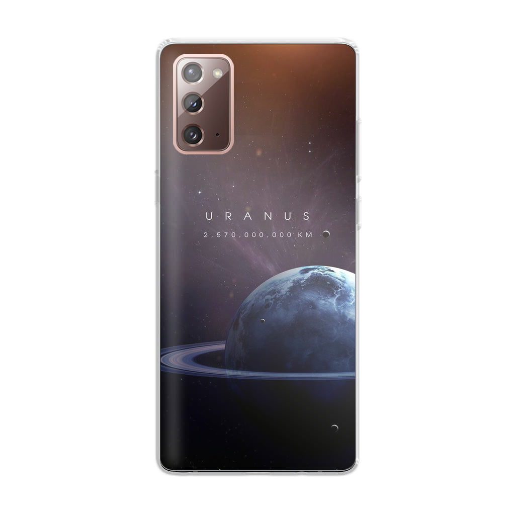 Planet Uranus Galaxy Note 20 Case