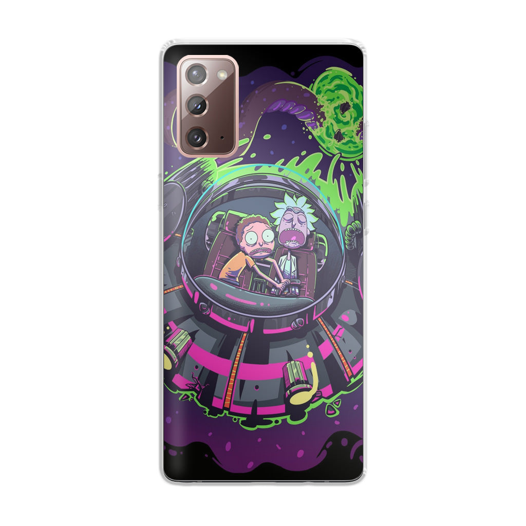 Rick And Morty Spaceship Galaxy Note 20 Case