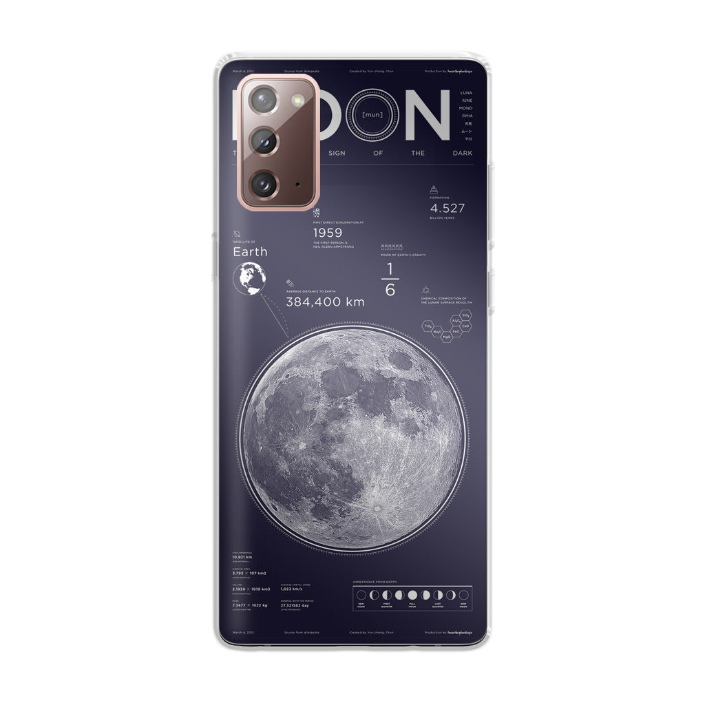 The Moon Galaxy Note 20 Case