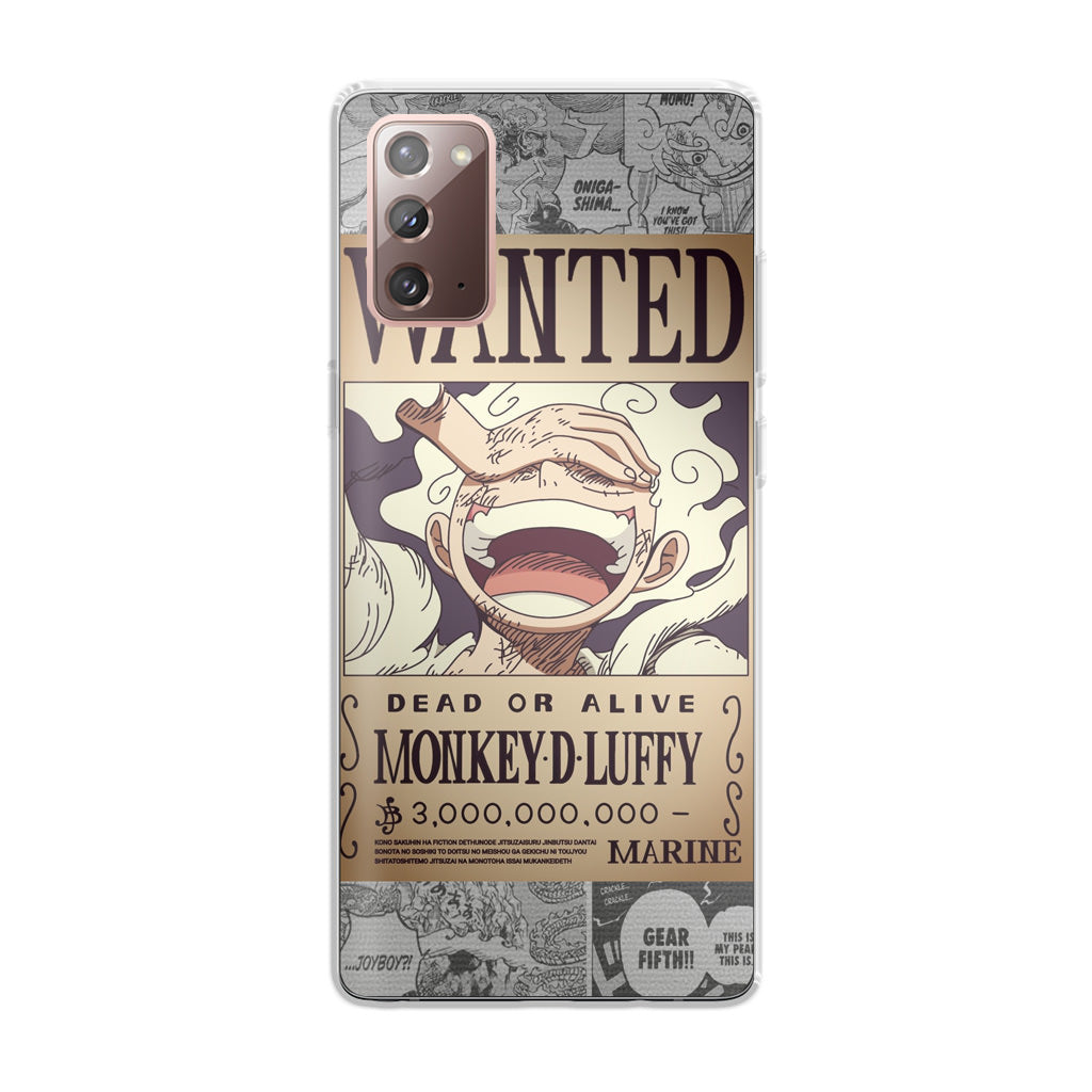 Gear 5 Wanted Poster Galaxy Note 20 Case