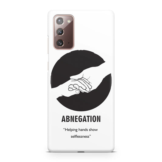Abnegation Divergent Faction Galaxy Note 20 Case