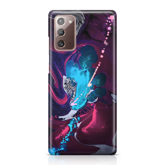 Abstract Purple Blue Art Galaxy Note 20 Case
