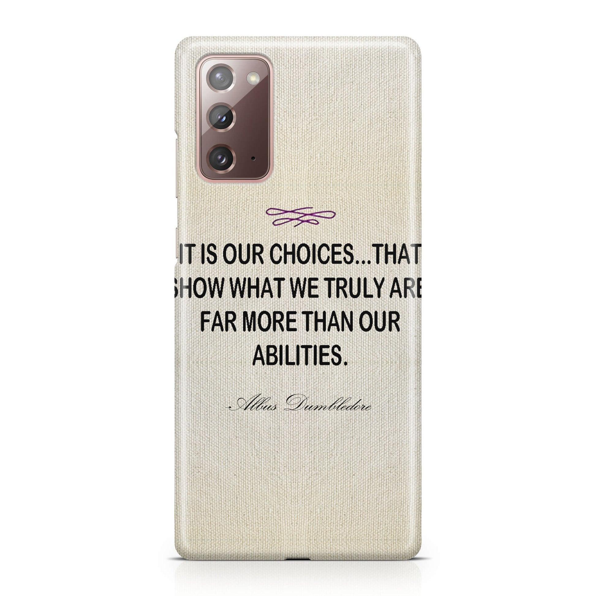 Albus Dumbledore Quote Galaxy Note 20 Case