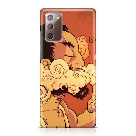 Artistic Psychedelic Smoke Galaxy Note 20 Case