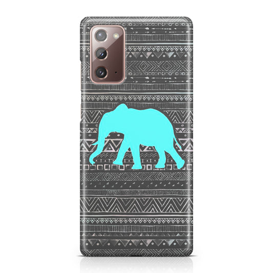 Aztec Elephant Turquoise Galaxy Note 20 Case