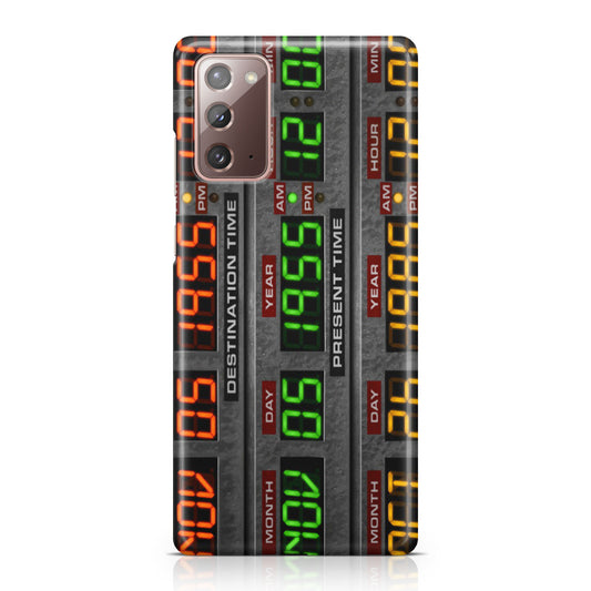 Back To The Future Time Circuits Galaxy Note 20 Case