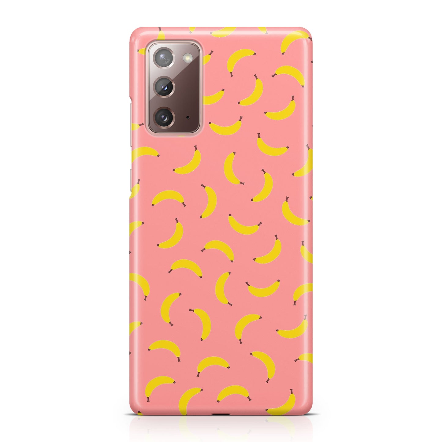 Bananas Fruit Pattern Pink Galaxy Note 20 Case