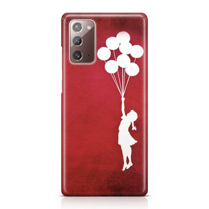 Banksy Girl With Balloons Red Galaxy Note 20 Case