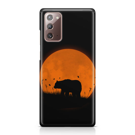 Bear Silhouette Galaxy Note 20 Case