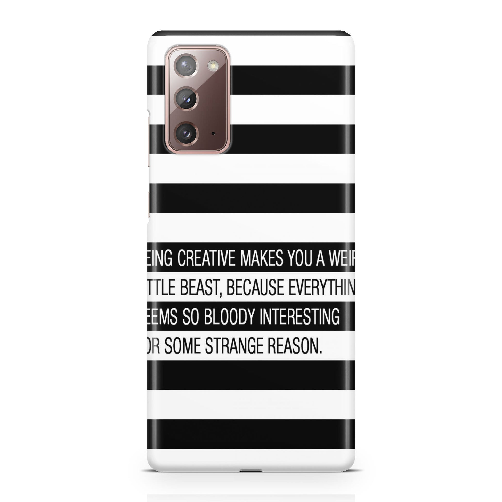 Being Creative Weird Galaxy Note 20 Case