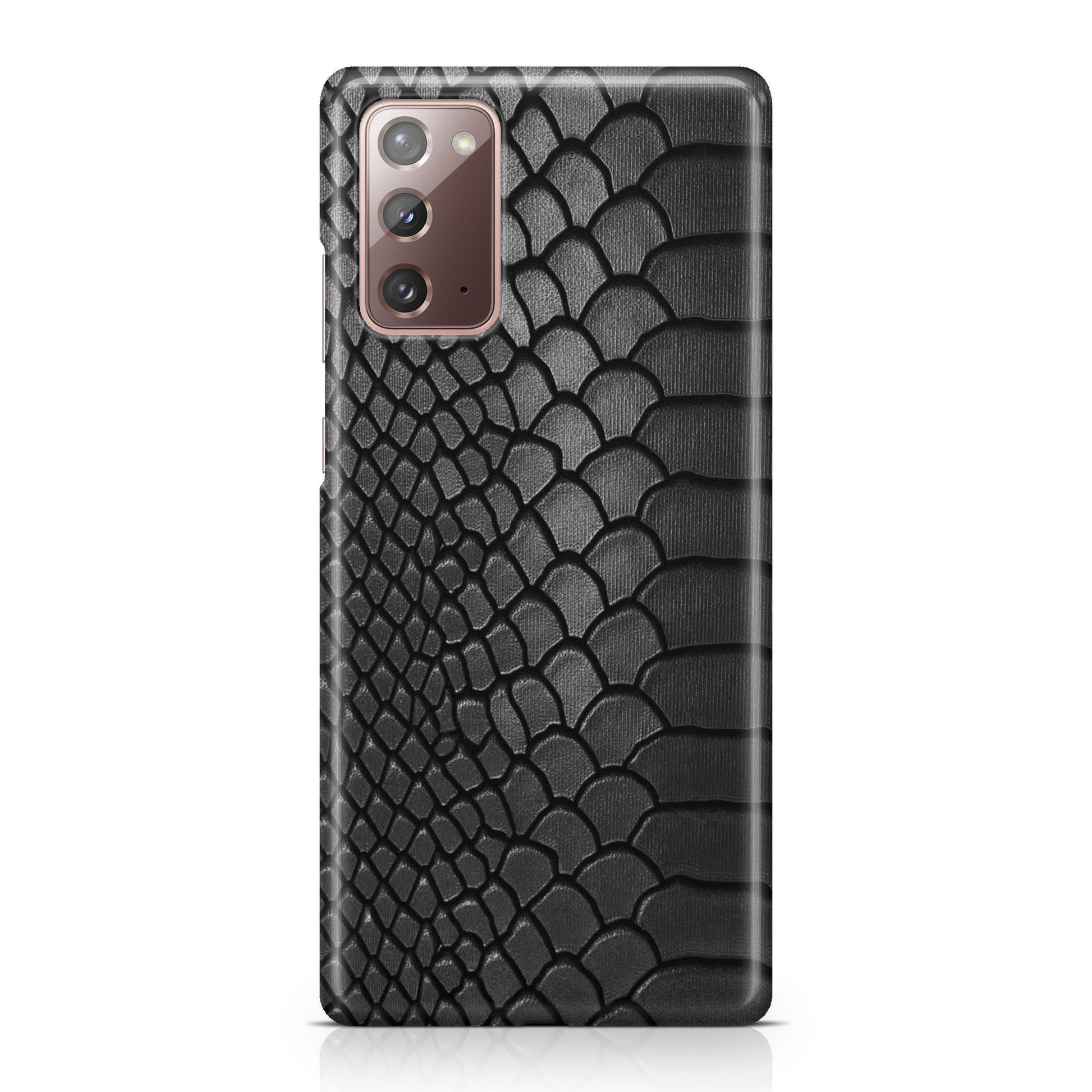 Black Snake Skin Texture Galaxy Note 20 Case