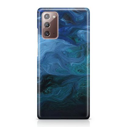 Blue Abstract Art Galaxy Note 20 Case