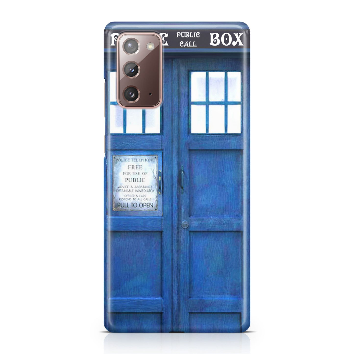 Blue Police Call Box Galaxy Note 20 Case