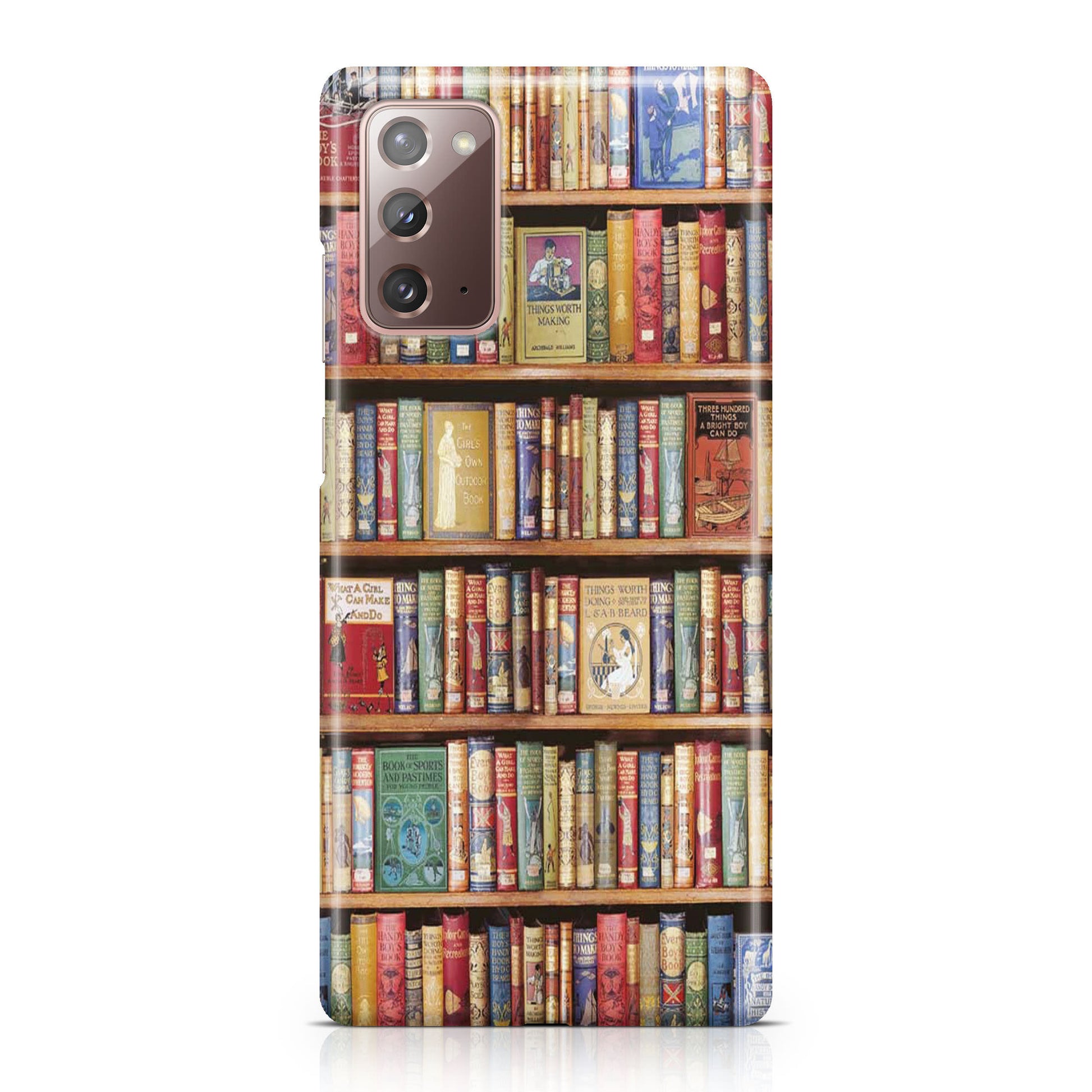 Bookshelf Library Galaxy Note 20 Case