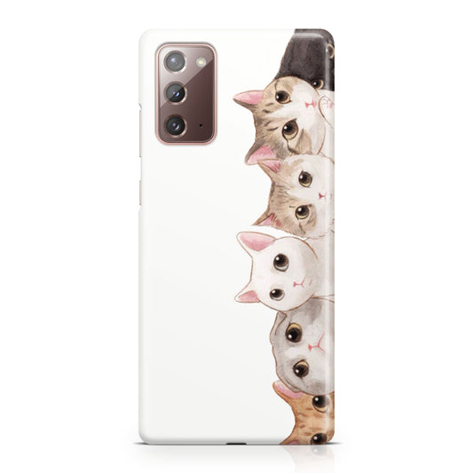 Cute Cats Vertical Galaxy Note 20 Case