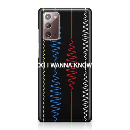 Do I Wanna Know Four Strings Galaxy Note 20 Case