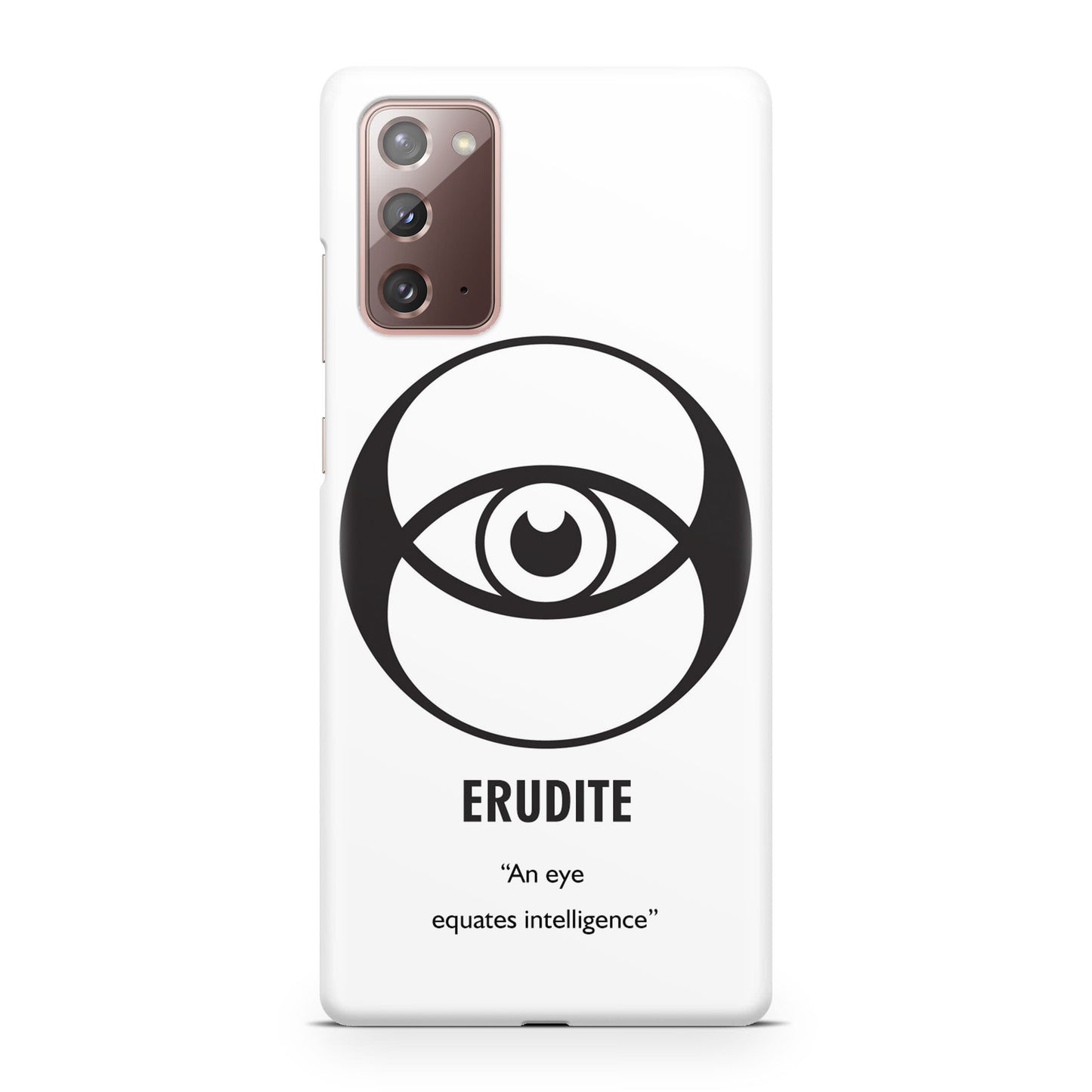 Erudite Divergent Faction Galaxy Note 20 Case