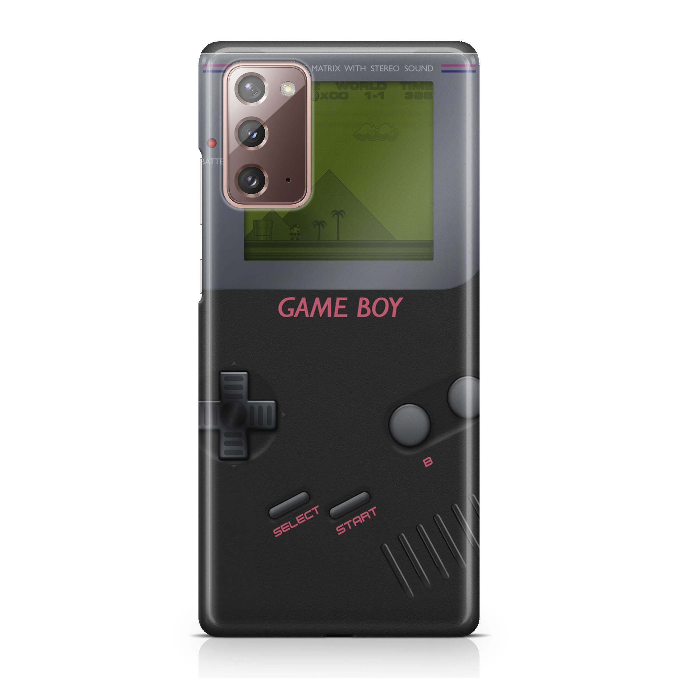 Game Boy Black Model Galaxy Note 20 Case