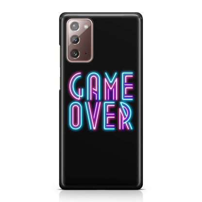 Game Over Neon Galaxy Note 20 Case