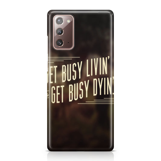 Get Living or Get Dying Galaxy Note 20 Case