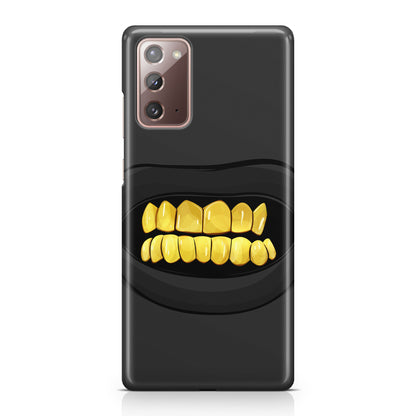 Gold Grillz Galaxy Note 20 Case