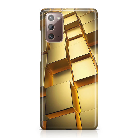 Golden Cubes Galaxy Note 20 Case