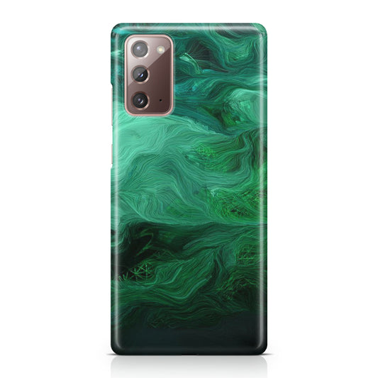 Green Abstract Art Galaxy Note 20 Case