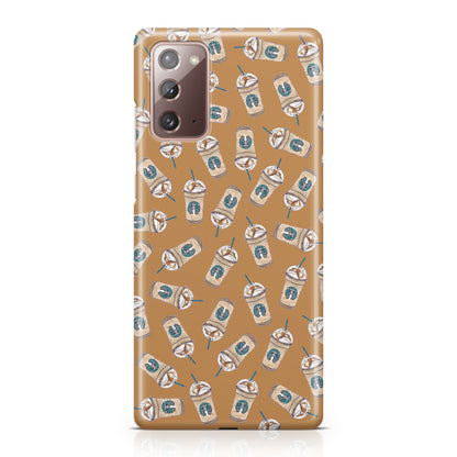 Iced Cappuccinos Lover Pattern Galaxy Note 20 Case