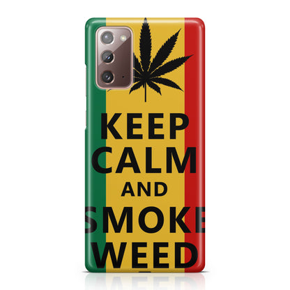 Keep Calm And Smoke Weed Galaxy Note 20 Case