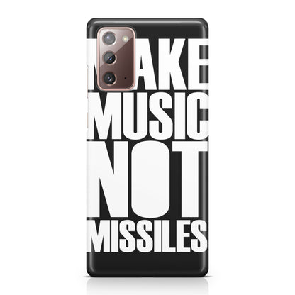 Make Music Not Missiles Galaxy Note 20 Case