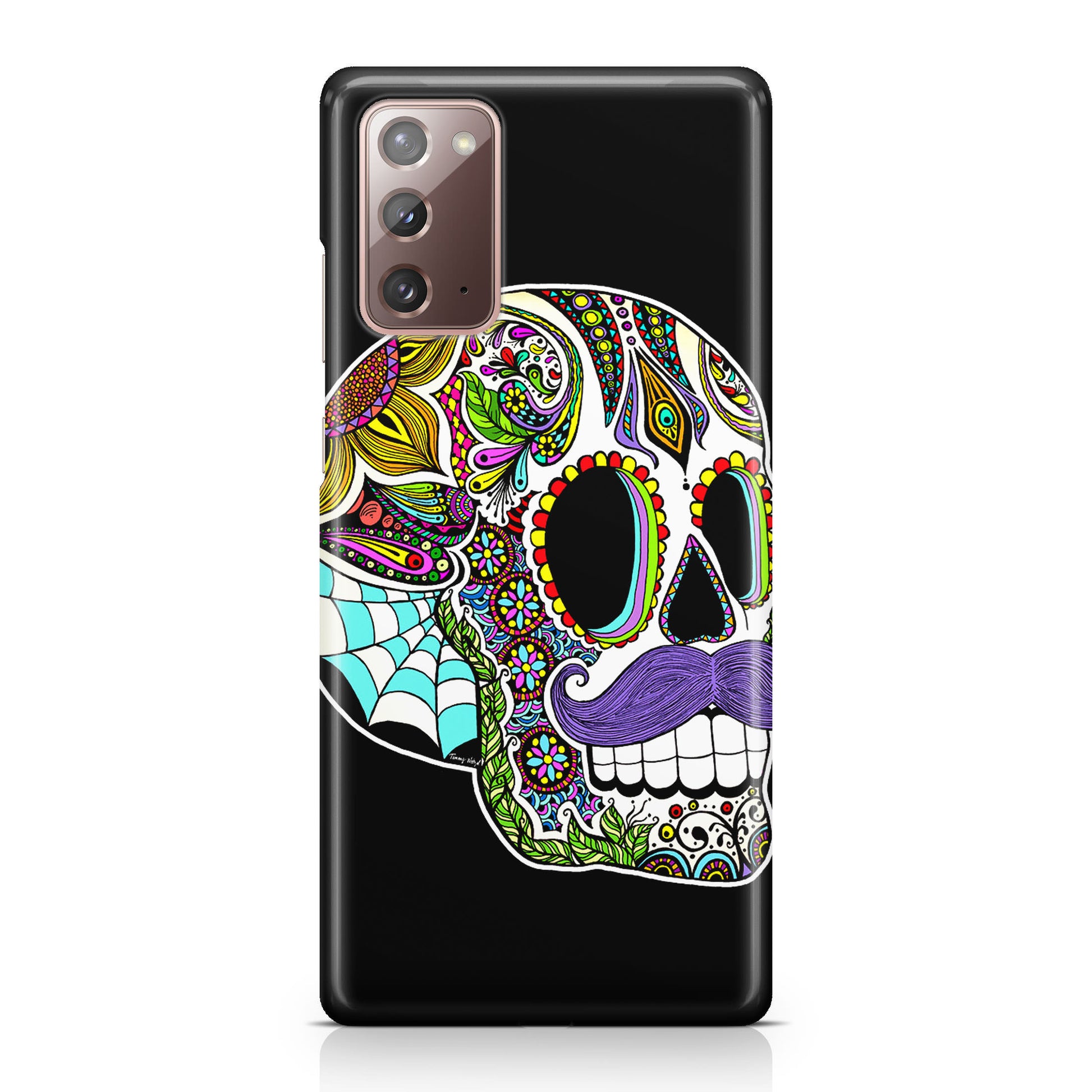 Mustache Sugar Skull Galaxy Note 20 Case