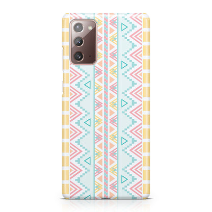 Peach Aztec Pattern Galaxy Note 20 Case