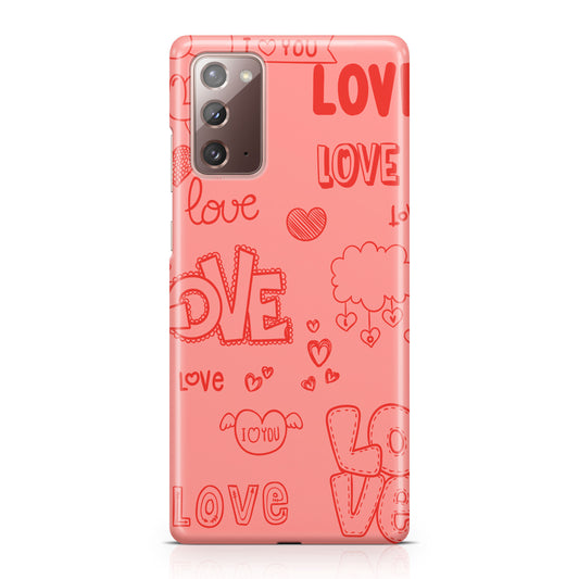 Pink Lover Galaxy Note 20 Case