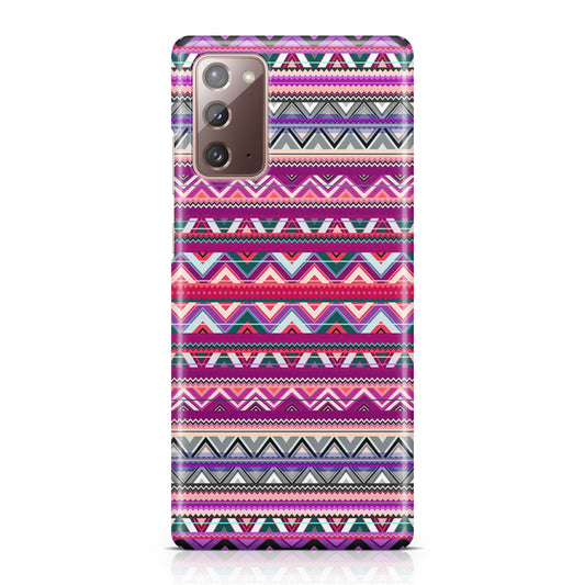 Purple Aztec Art Galaxy Note 20 Case